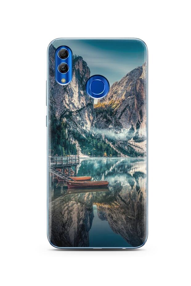 Lake Landscape Design Super Transparent Silicone Phone Case Huawei Honor 10 Lite