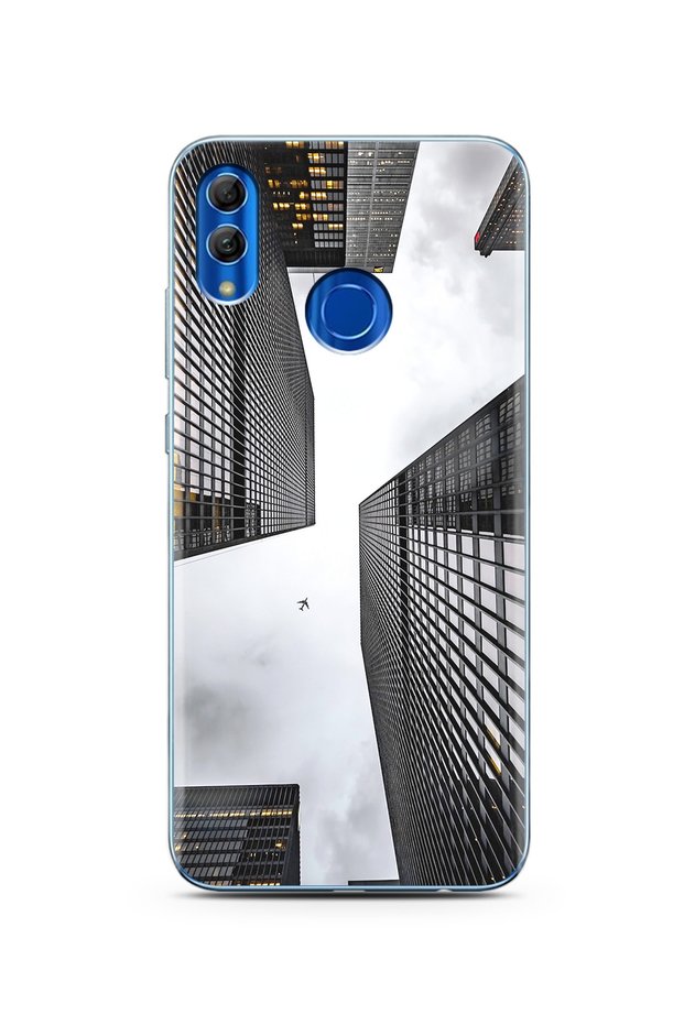 Building Design Super Transparent Silicone Phone Case Huawei Honor 10 Lite