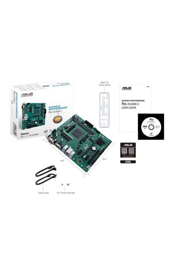 Pro A520m-c/csm Amd A520 Am4 Ddr4 4400 Hdmı Dvı Vga M2 Usb3.2 Com Pcı Matx - 4