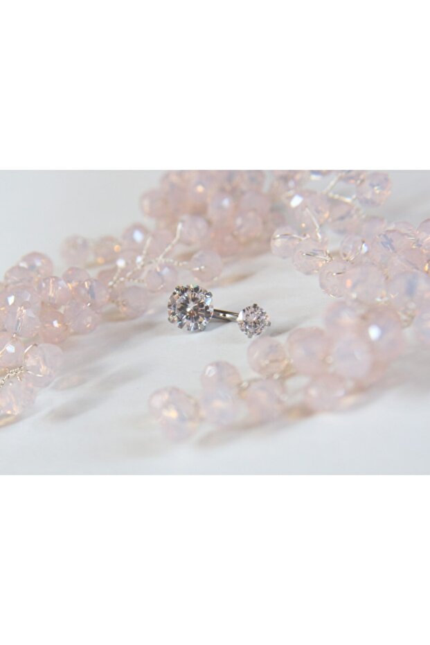 Çift Taşlı Göbek Piercing - 3