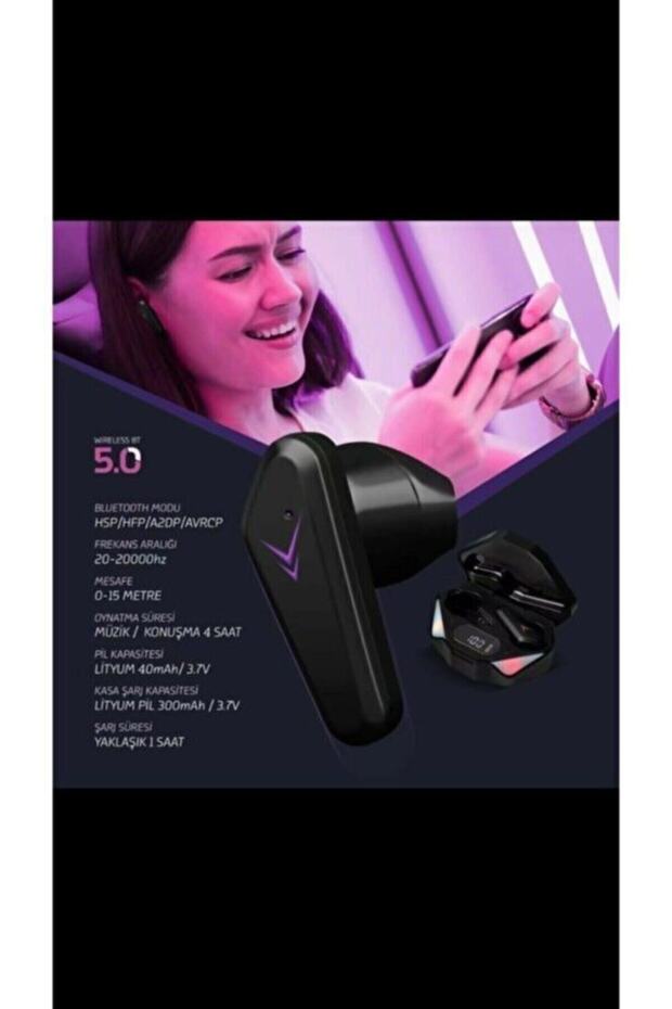 Btx21 Gamer Pods Bluetooth Oyuncu Kulaklığı - 2