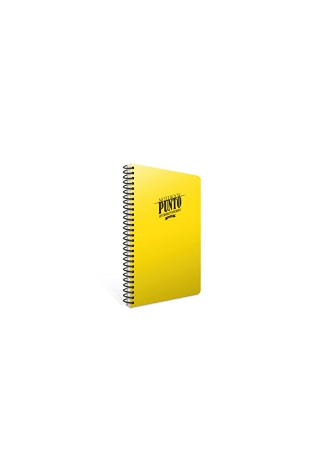 Punto A4 100 ورقة غير مُبطنة بغطاء بلاستيكي حلزوني