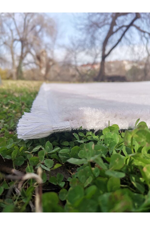 Post Peluş Halı Krem - 4