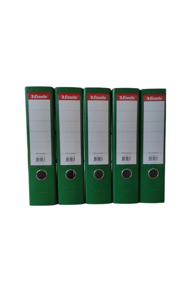 9940 مجلد بلاستيكي عريض أخضر 5 عبوات - 1