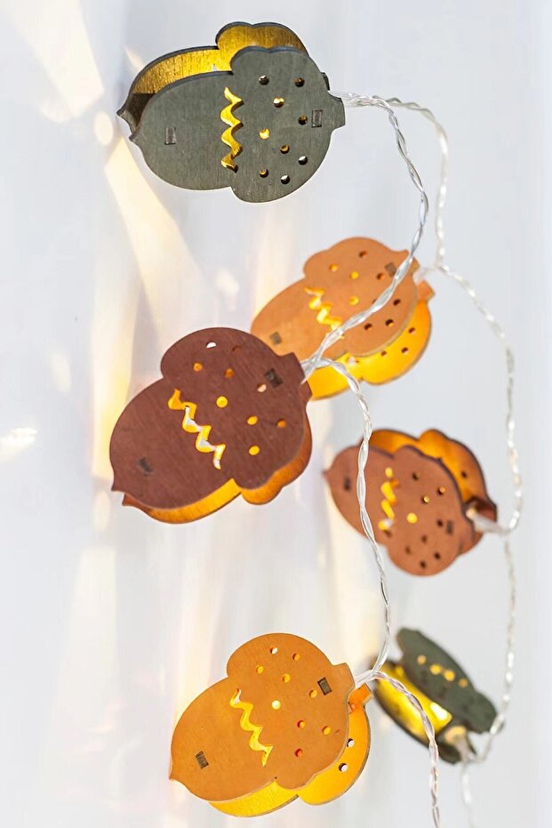 Meşe Palamutu Led Işık (ahşap) - 1