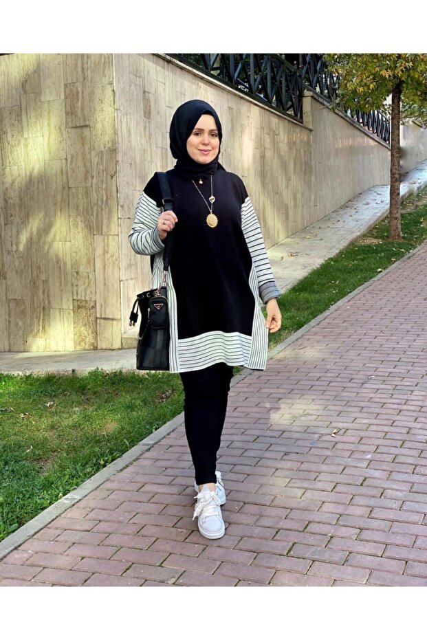 Kadın Triko Panço - 1