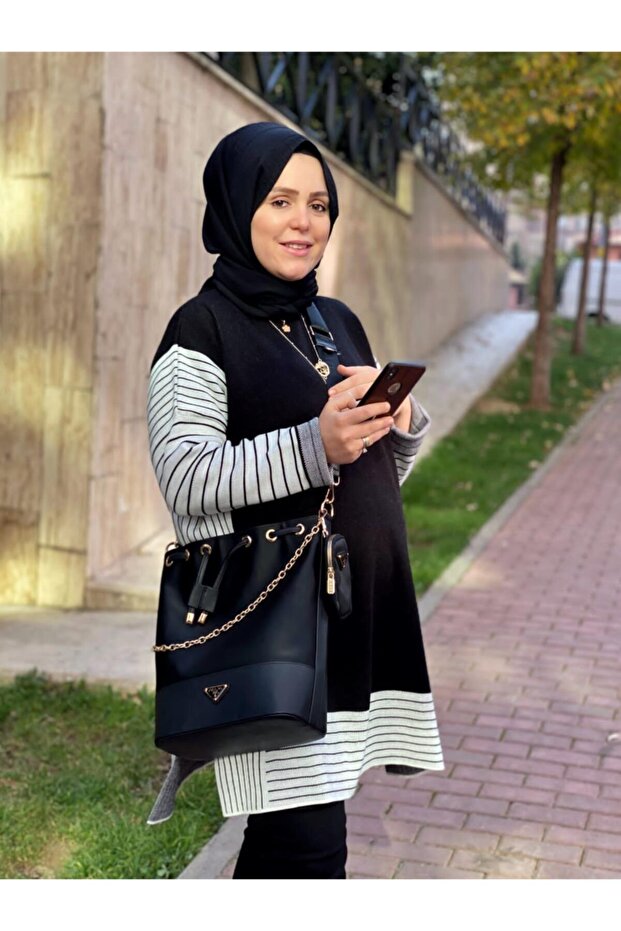 Kadın Triko Panço - 2