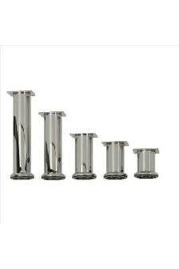 Ayarlı Metal Ayak Ulaş Grup Hırdavat - Baza Ayak -metal Üstü Krom Kaplama - 15 Cm - 1