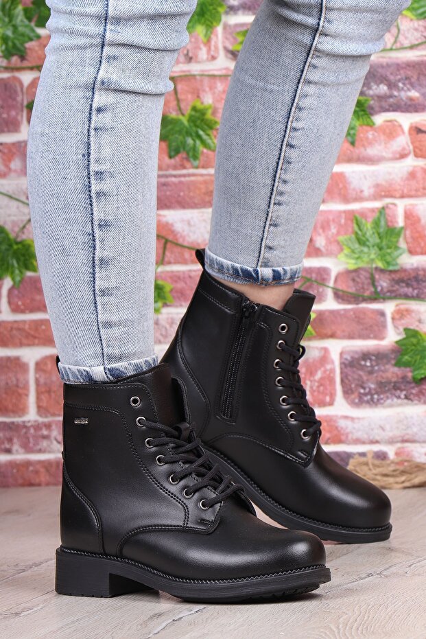 Doby Anatomik Tabanlı Fermuarlı Kadın Bot - 4