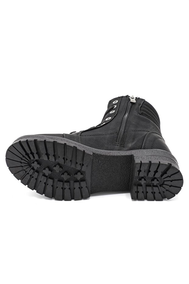 285 Kadın Bot Anatomik Rahat Taban Kışlık Postal Tarzı Bot - 4