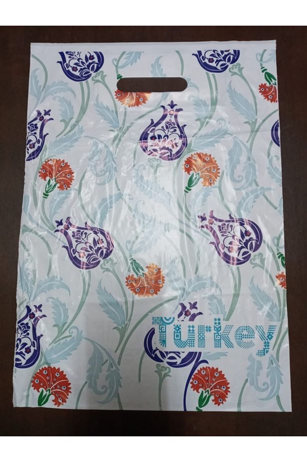 Takviyeli Renkli Mağaza Poşeti 3 No (33x45) - 50 Adet - 1