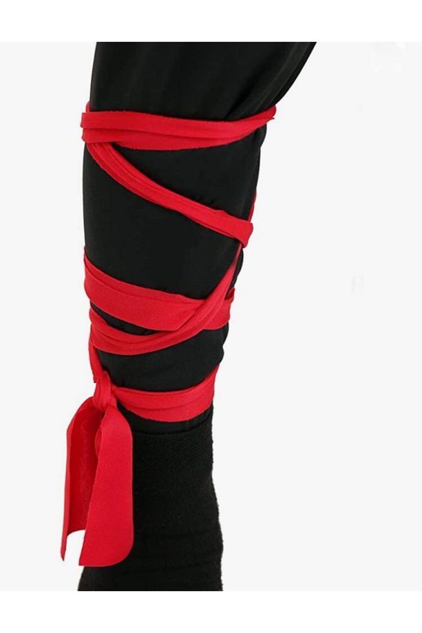 Çocuk Siyah Ninja Kostümü - 4