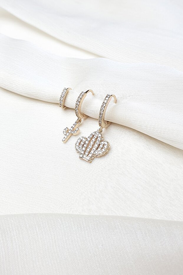 Kaktüs 3lü Set Küpe - 2