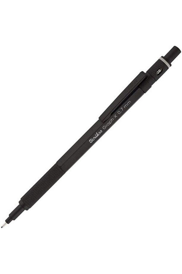 Scrıkss Graph-x Metal 0.5 Mm Versatil Kalem Silgi Uç Seti Siyah - 2