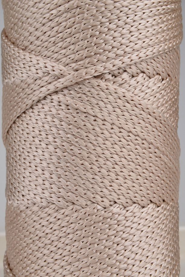 Premium Polyester Makrome Ipi 5 Mm Pp Cord 2li Set Sütlü Kahve, Ip, Makrame, Supla,çanta Ipi - 3