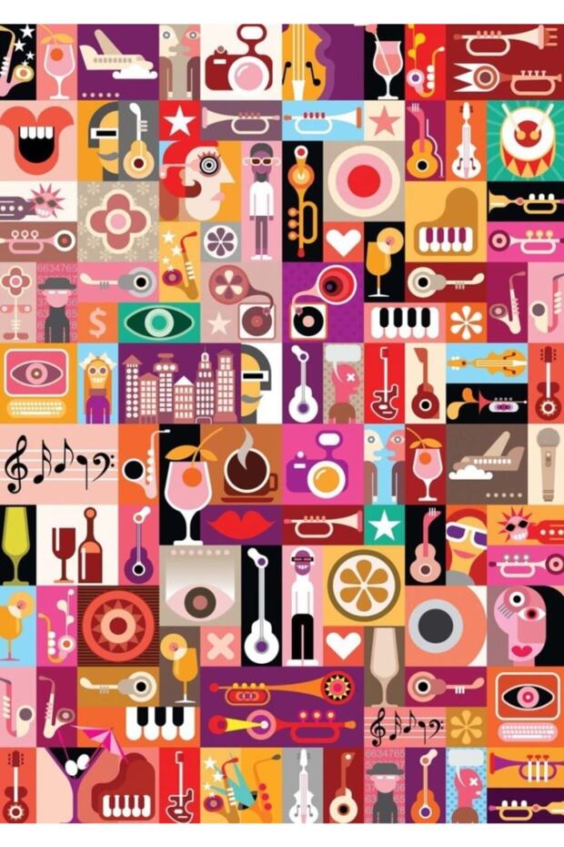 Nova 1000 Piece Music Illustration Puzzle