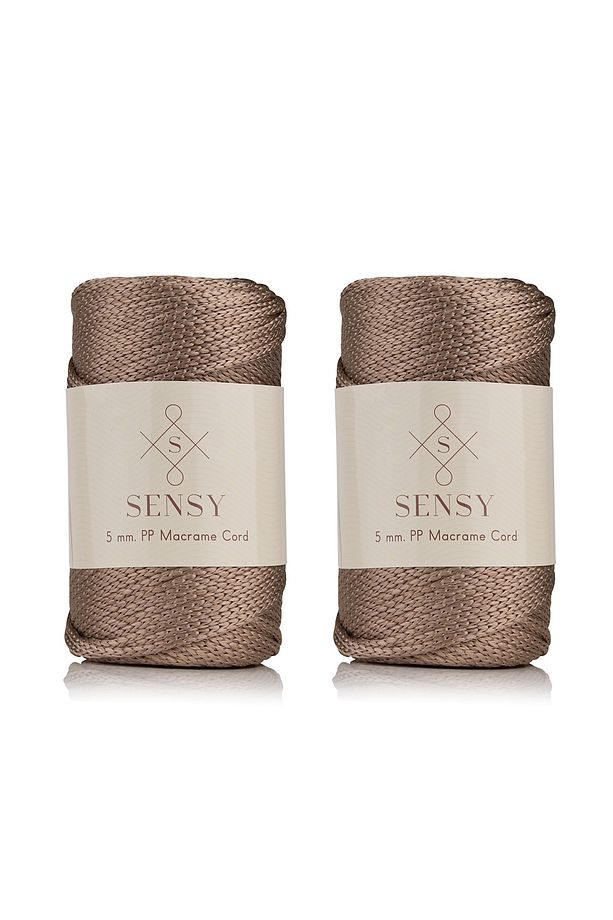 Premium Polyester Makrome Ipi 5 Mm Pp Cord 2li Set Vizon,jumbo Ip,makrame,supla,çanta Ipi - 1