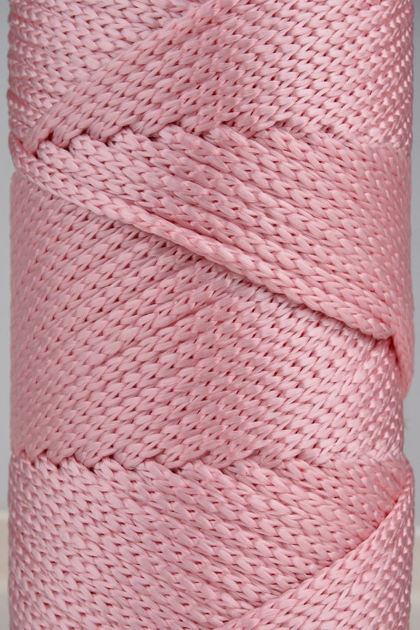 Premium Polyester Makrome Ipi 5 mm Pp Cord 2li Set Pembe, Jumbo Ip, Makrame, Supla, Çanta Ipi - 3