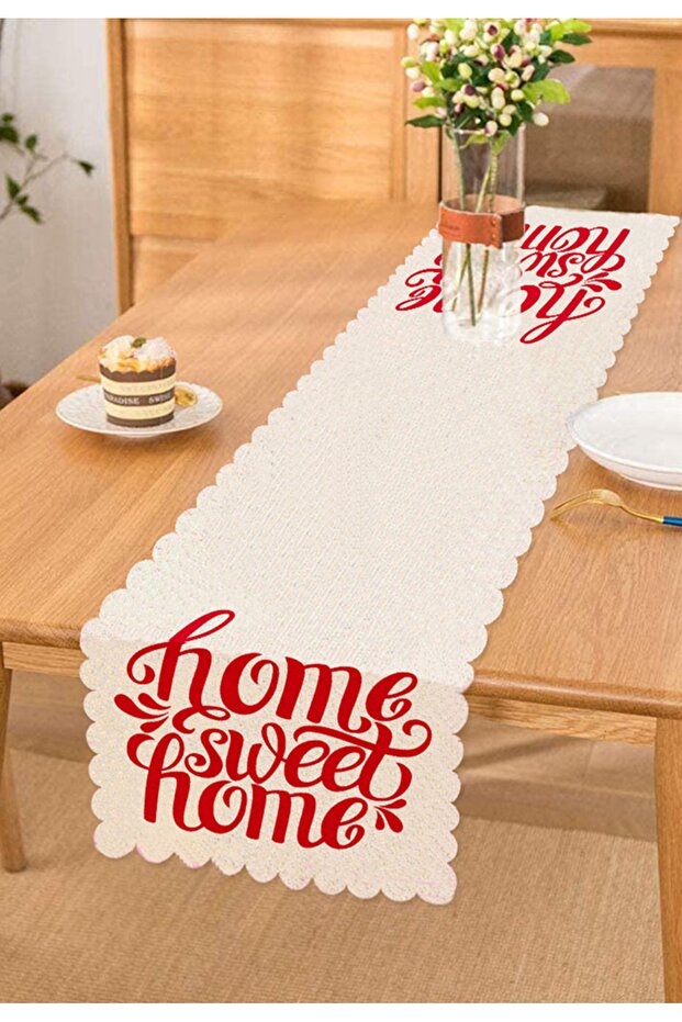 ركض حديث مطبوع رقميًا من Red Home Sweet Home