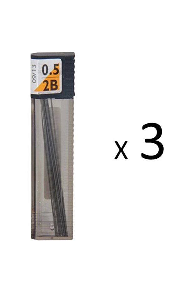 0.5 Pen Tip 2B 60 mm 3 Pieces