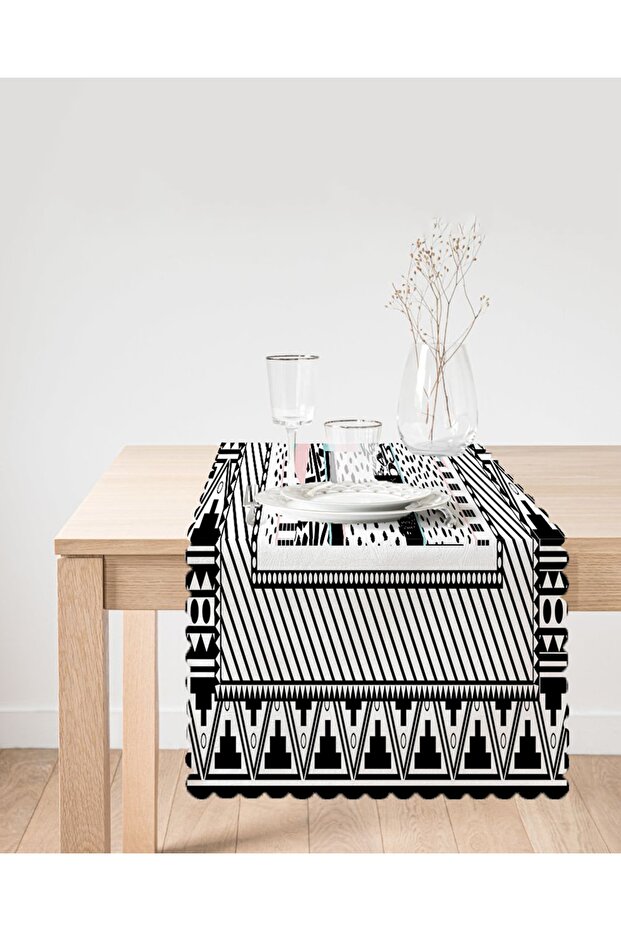 Modern Patterned Special Design Digital Printed Runner - 2
