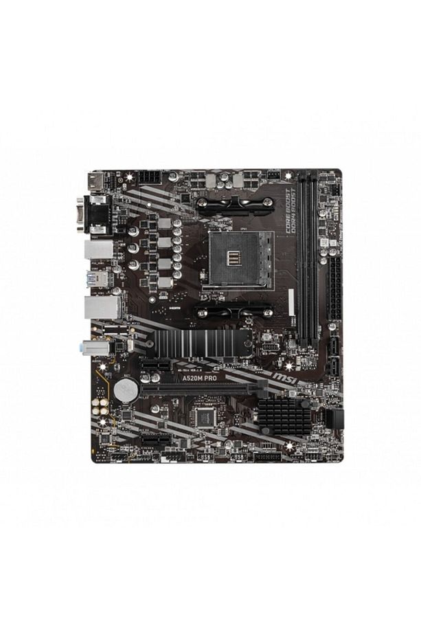 A520m Pro 2xddr4 Vga/dvı/hdmı 1xm2 1xglan Usb3.1 Am4 Anakart - 1