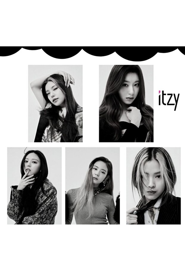 Itzy '' Magazine '' Üye Poster Set - 1