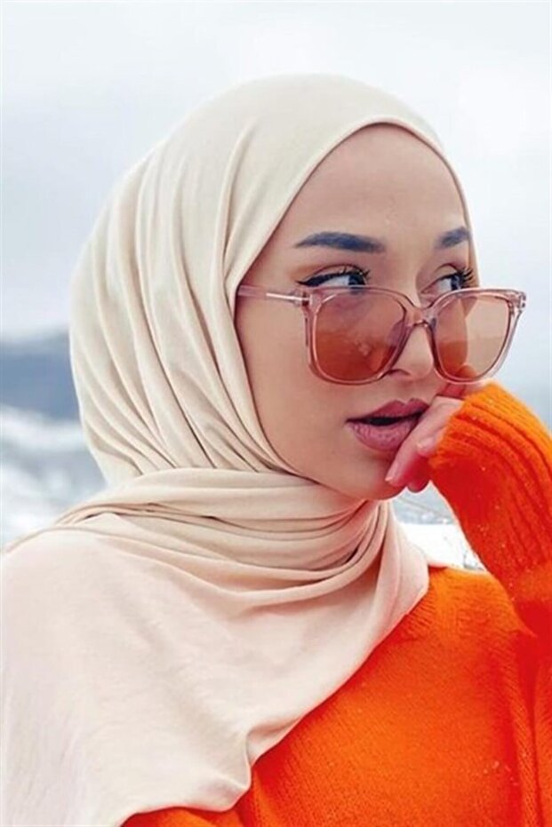 حجاب شال قطن ممشط حجاب موديل حجر