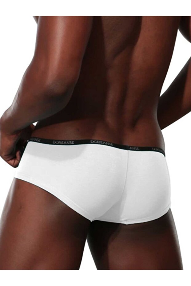 Erkek Beyaz Mini Paça Boxer - 2