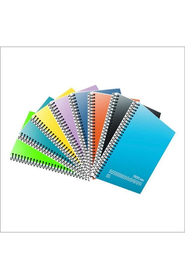 Fresco (8'Lİ PAKET) A4 72 Yaprak 4 Kareli 4 Çizgili Plastik Kapak 10005405595, One Size - 2