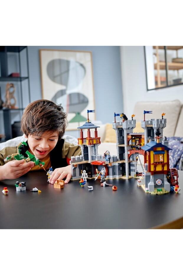 ®   Creator 3 in 1 Medieval Castle 31120 Building Set; Castle with Trenches and Bridges - 5