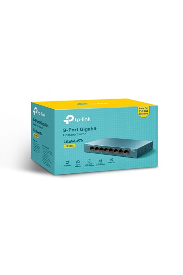 Ls108g Litewave 8-port Gigabit Desktop Switch - 6