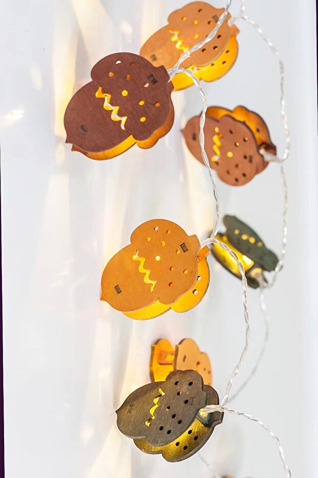 Meşe Palamutu Led Işık (ahşap) - 2