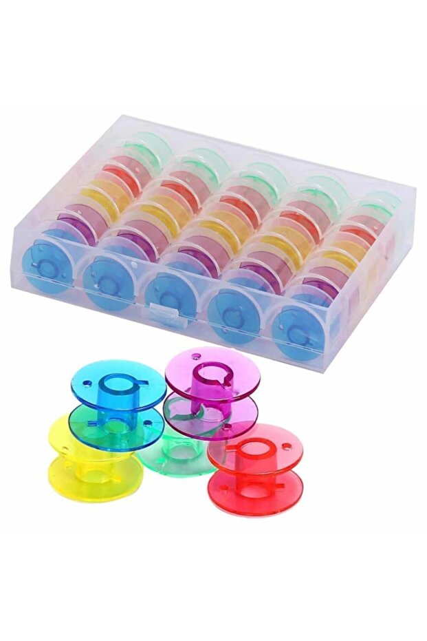 Sewing Machine Plastic Table 25 Pieces And Storage Box