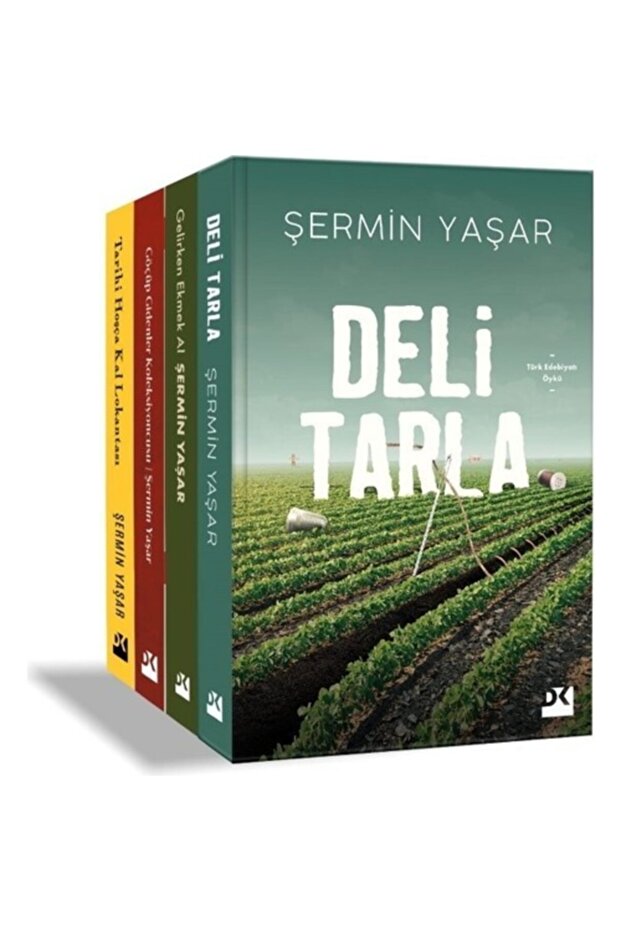 Şermin Yaşar Set of 4 Books (Includes Ekmek Al, Göçüp Gidenler Koleksiyoncusu, Deli Tarlatarihi, Hoşça Ka