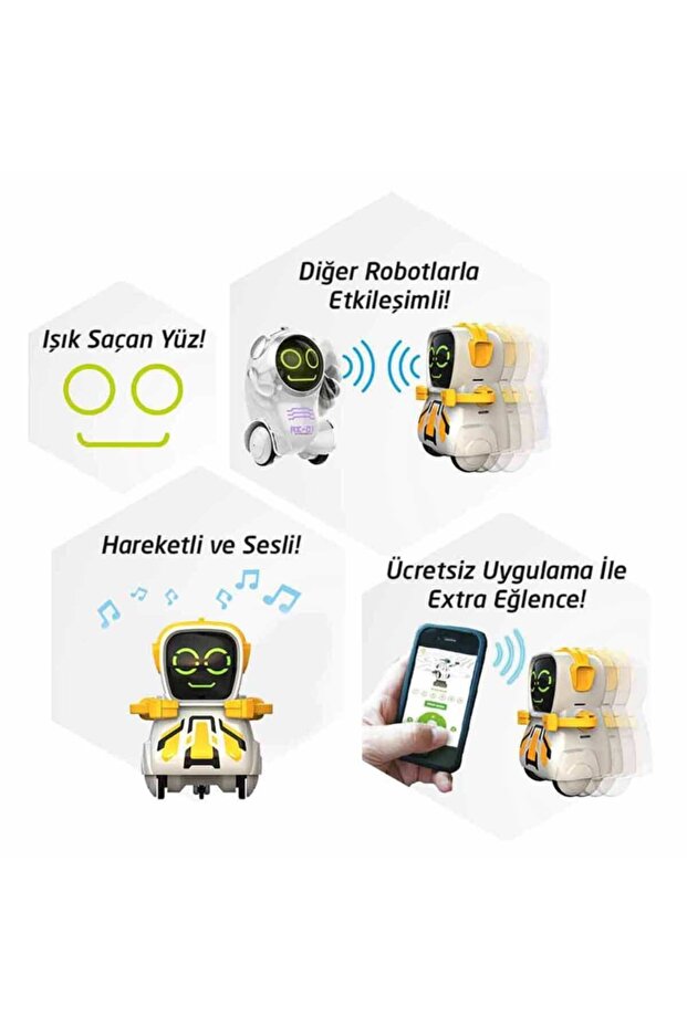 Pokibot Robot 88043 - Sarı - 3