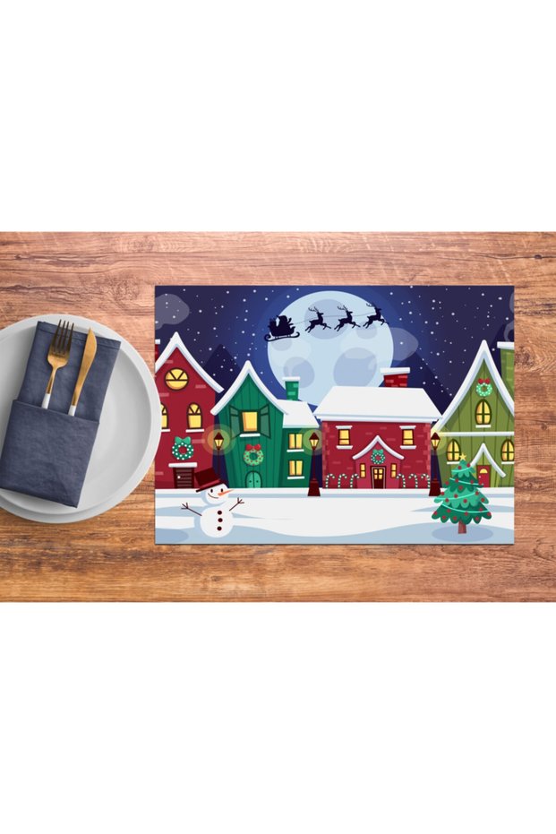 New Year's Special Houses 6-Piece American Service Set