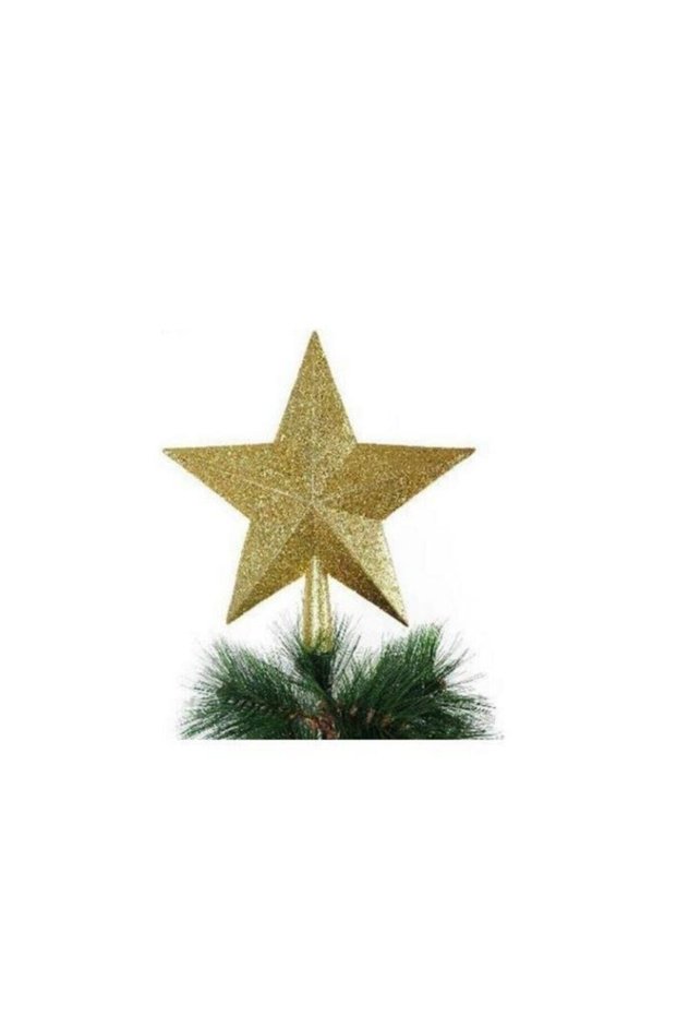15 cm Gold Christmas Tree Peak Star - 1 Piece