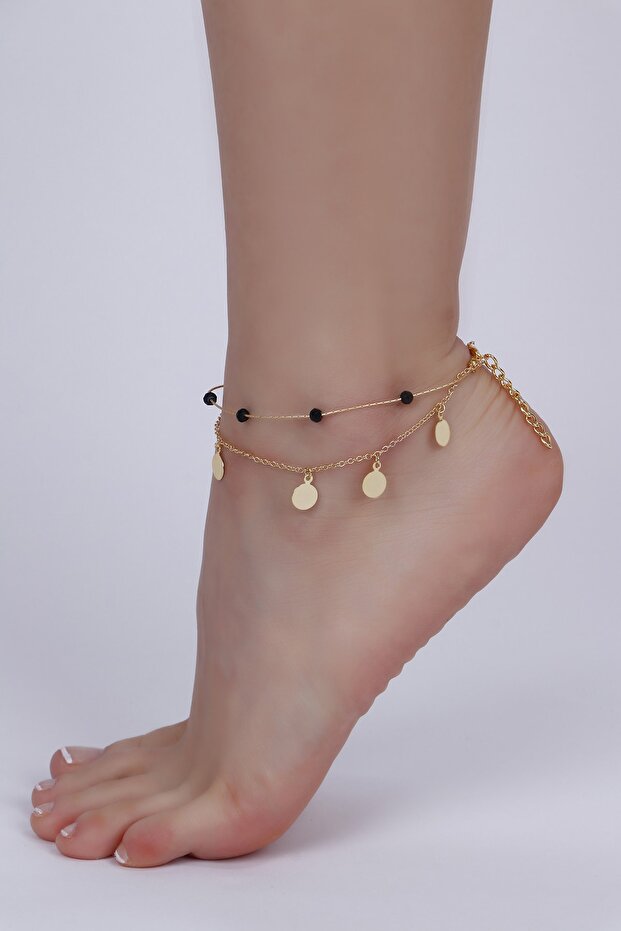 Hanging Ring Figured Anklet 002