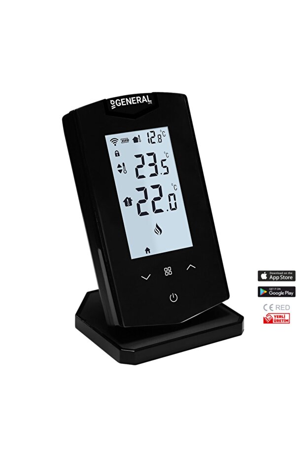 Ht500set Akıllı Oda Termostatı Siyah - 2