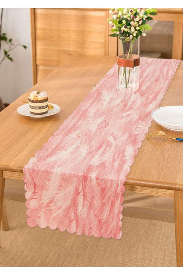 Powder Background Digital Printed Modern Runner - 1