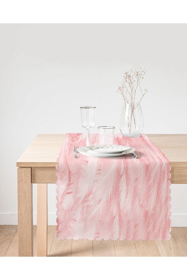 Powder Background Digital Printed Modern Runner - 2