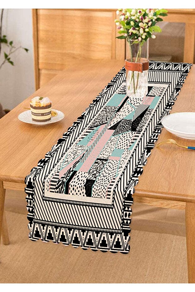 Modern Patterned Special Design Digital Printed Runner - 1