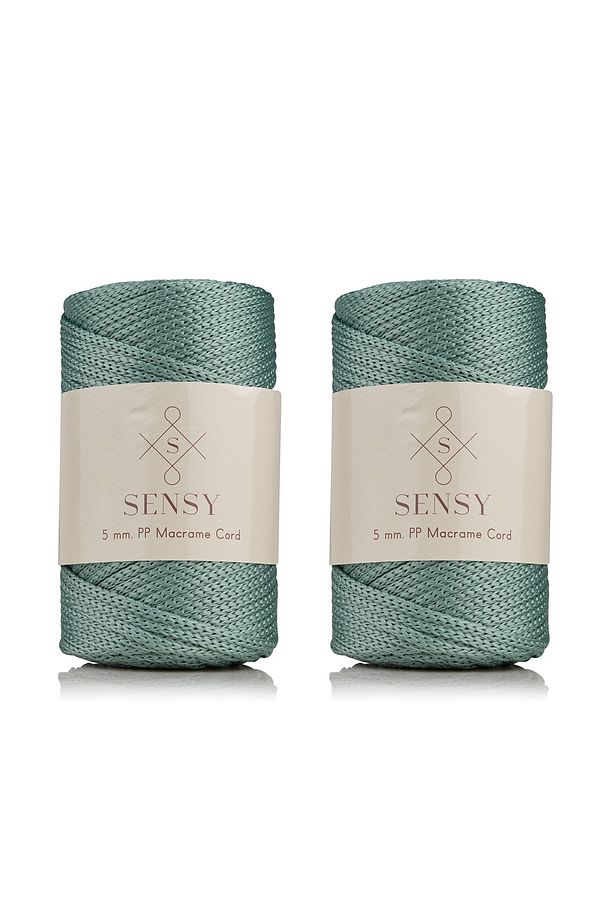 Premium Polyester Makrome Ipi 5 Mm Pp Cord 2li Set Ada Çayı, Jumbo Ip, Makrame,supla,çanta Ipi - 1