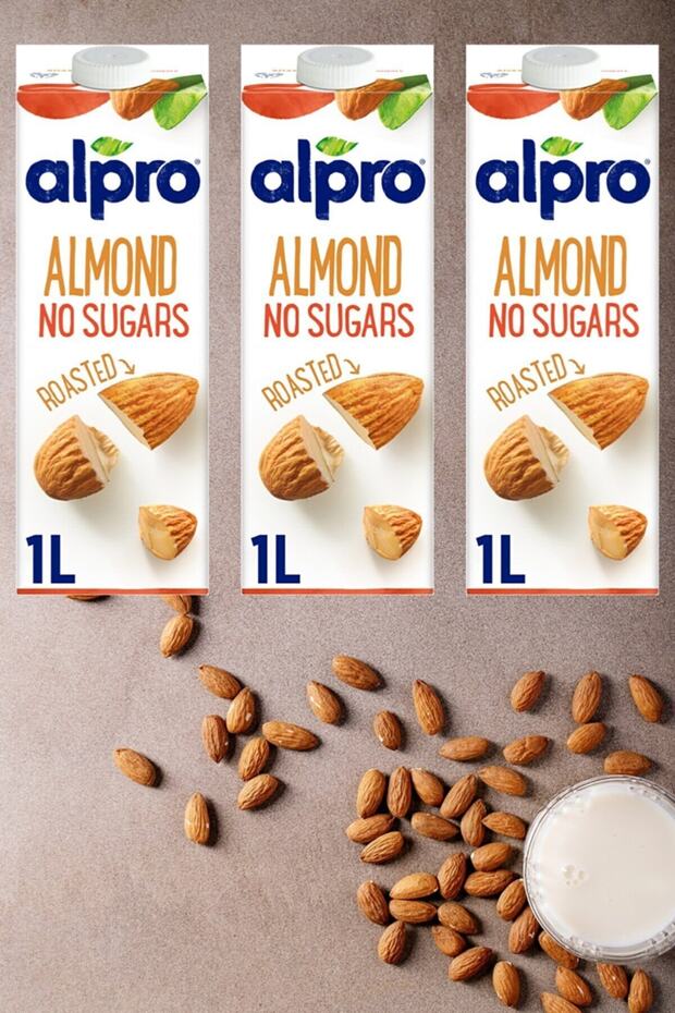 Şekersiz Badem Sütü 3x1lt - 1