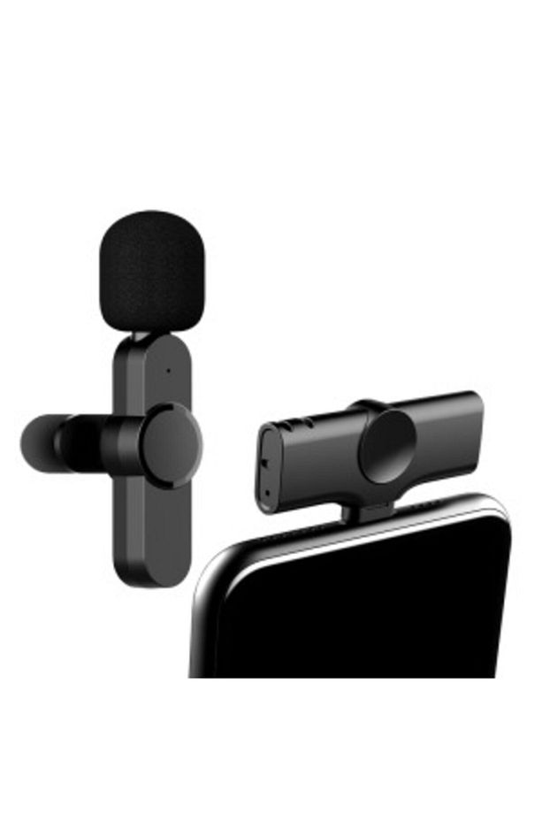 Type-c Android Girişli Telefon Uyumlu Wireless Youtube Tiktok Yayın Kablosuz Yaka Mikrofonu - 2