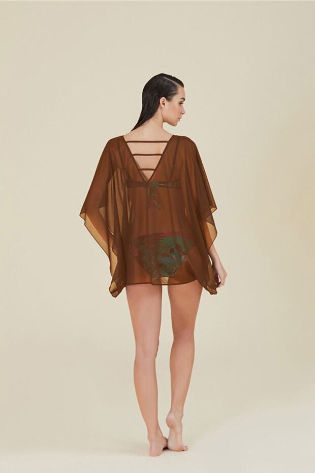 Sırt Biyeli Plaj Elbisesi - 3