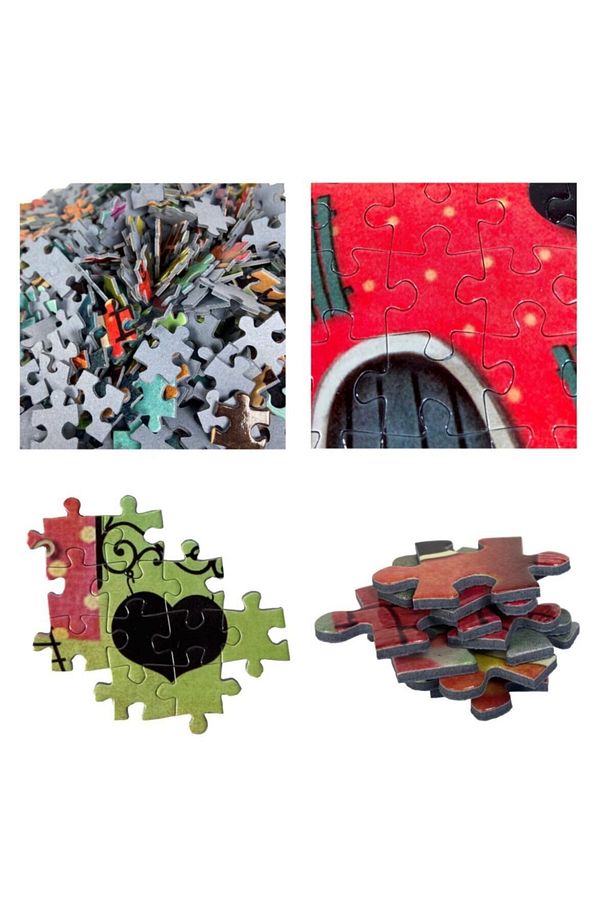 Nova 1000 Parça Vazoda Renkli Çiçekler Puzzle - 6