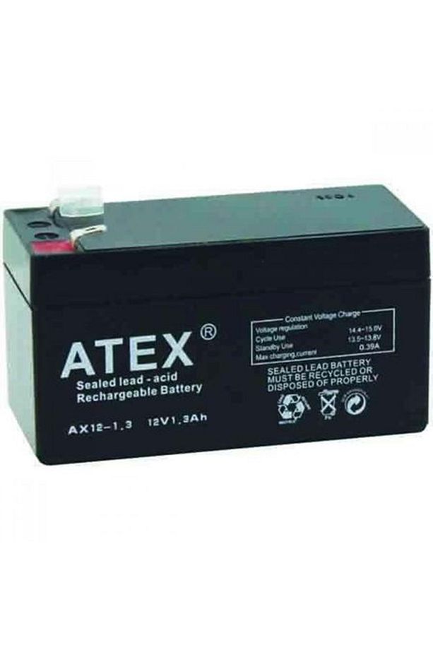 Kuru Akü 12v 1.3a 9.7x5.1x4,3 Cm Atex Ax-12-1.3 - 1