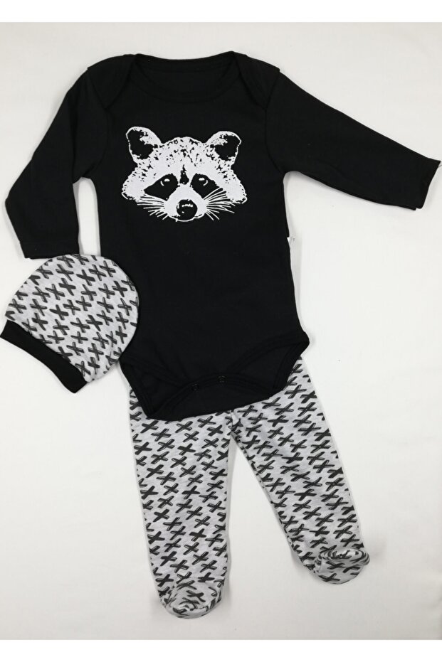 Minibird Raccoon Printed Badi Suit